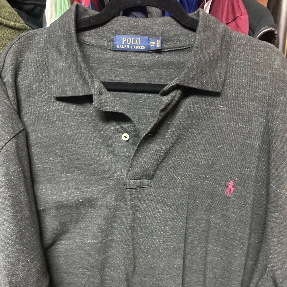 Polo by Ralph Lauren Gray Polo Short Sleeve Shirt